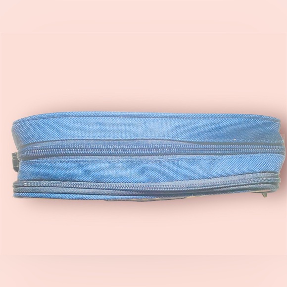 Navy Style Classic Retro Zipper Large Capacity School Pencil Case Bag School - Picture 3 of 3